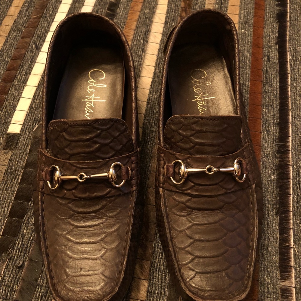 Brown Leather Cole Haan Loafers